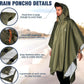 Anyoo Lightweight Waterproof Rain Poncho – Reusable Hooded Jacket for Hiking and Outdoor Adventures - Rando Lover