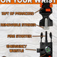 Atomic Bear Paracord Bracelets (Set of 2) - Adjustable with Fire Starter and Loud Whistle - Ideal for Hiking, Camping, Fishing, and Hunting - Black & Black/Orange - Rando Lover