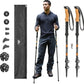 Cascade Mountain Tech Lightweight Trekking Poles made from Aircraft - Grade Aluminum, featuring Extended Down Grip and Tip Kit - Rando Lover