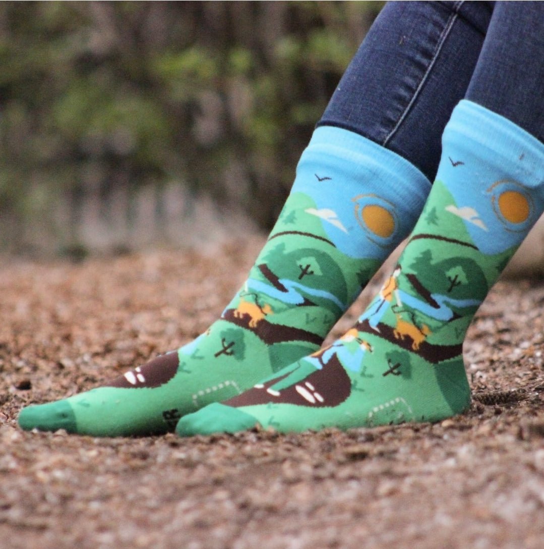 Humorous Socks for Men and Women - Perfect Gifts for Golf, Hunting, Camping, Hiking, Outdoors, and Sports - Unisex Adult Size - Rando Lover