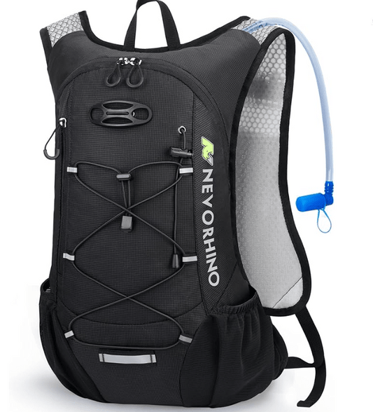 Lightweight Hydration Pack, Running Backpack with 2L Water Reservoir, Hydro Daypack for Cycling, Hiking, and Raving for Men and Women - Rando Lover