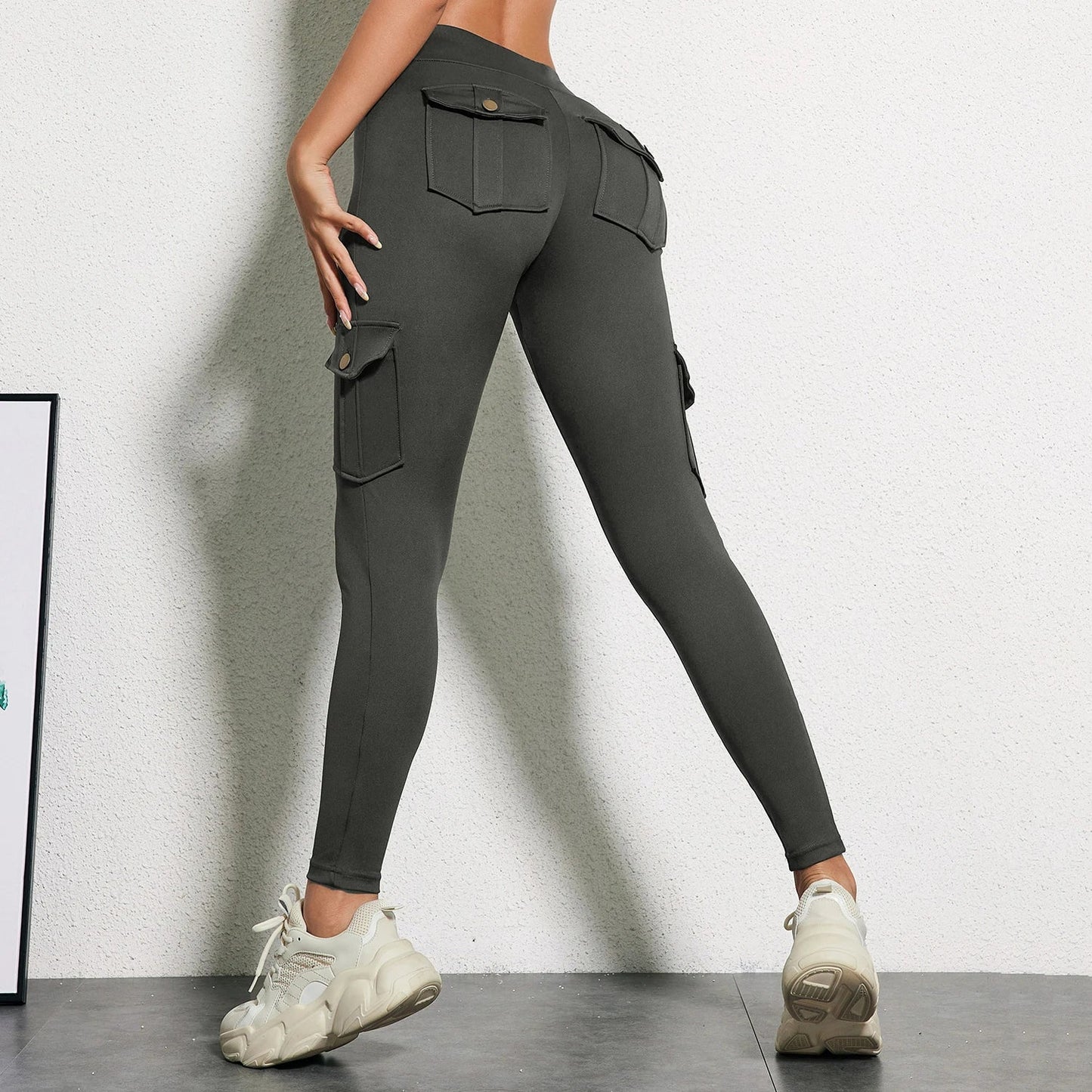 Pantalon Legging Push-Up Taille Haute Femme - Élastique et Confortable - Rando Lover