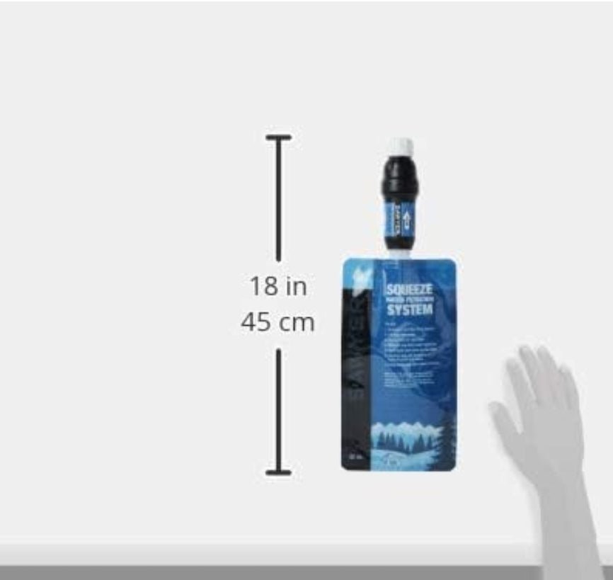 Sawyer Products SP129 Squeeze Water Filtration System – Includes Two 32 - Ounce Squeeze Pouches, Drinking Straw, and Hydration Pack Adapter - Rando Lover