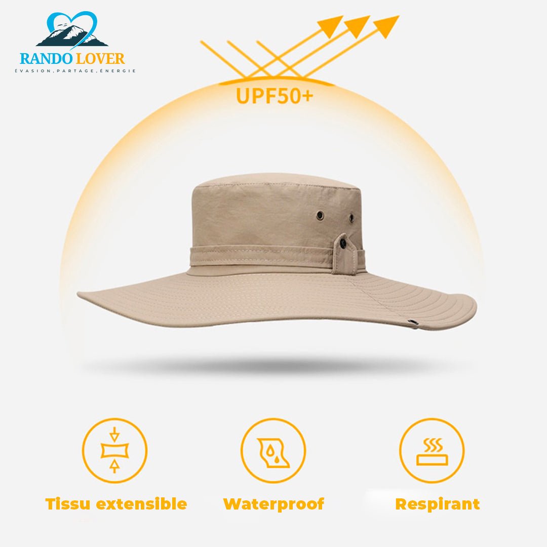 Chapeau de randonnée Beige pour Homme - Freshty - Randolover