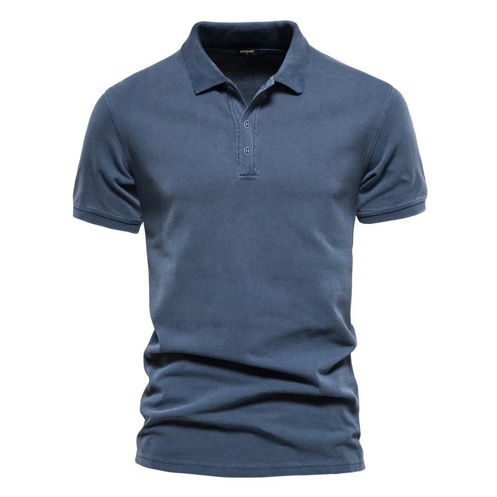 ClassFit - Polo de Randonnée en Coton - Homme - Respirant et Agréable - Rando Lover