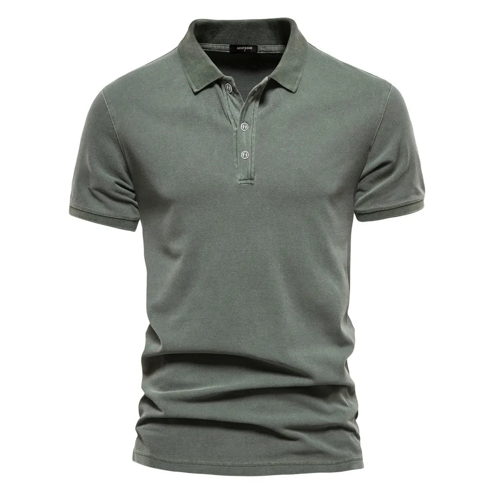 ClassFit - Polo de Randonnée en Coton - Homme - Respirant et Agréable - Rando Lover