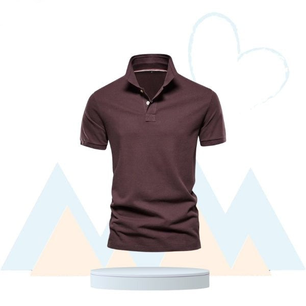 ElegantWear - Polo de Randonnée en Coton - Homme - Rando Lover