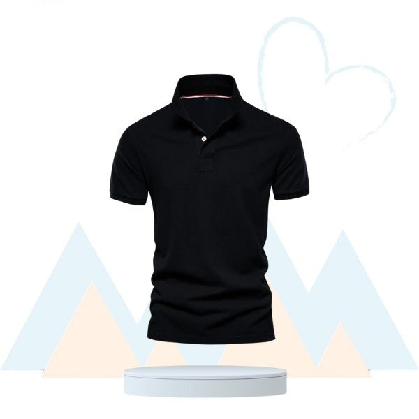 ElegantWear - Polo de Randonnée en Coton - Homme - Rando Lover