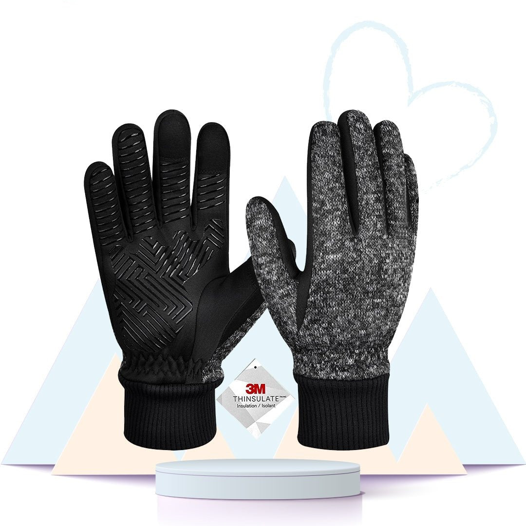 Gants thermiques pour Randonneurs Gris Foncé - ExpeditionMax - Randolover