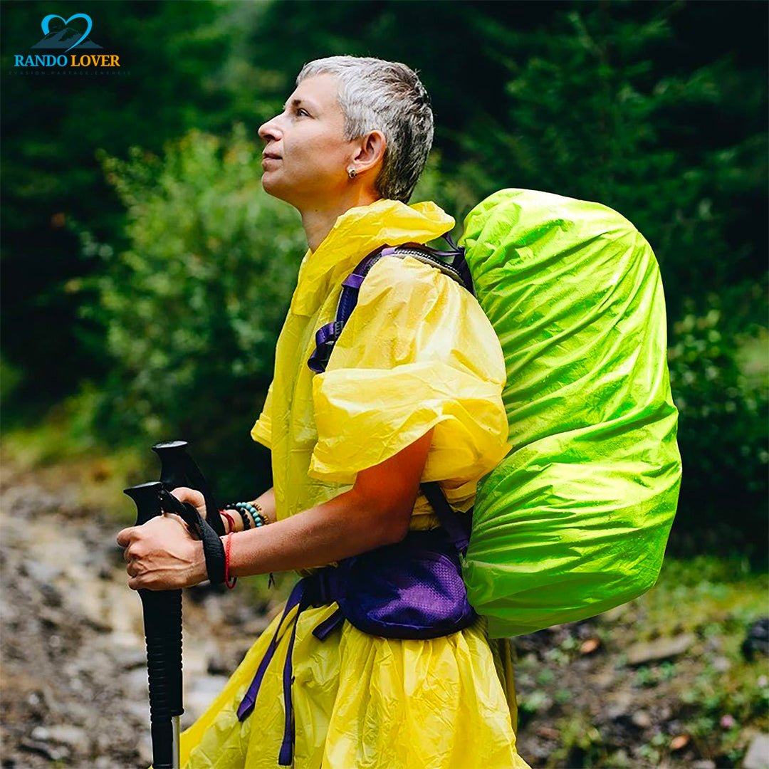 Housse de sac à dos Imperméable et Réflechissante Jaune - ProtectMax - Randolover