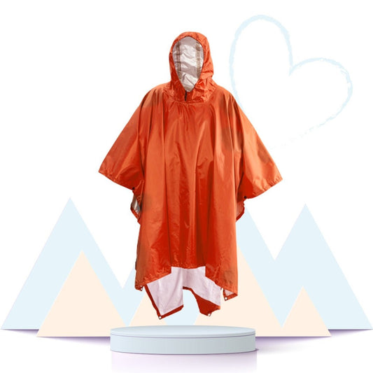Poncho de pluie Orange - Adventure - Randolover