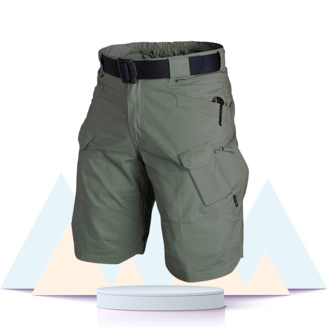 Short Cargo de Randonnée Vert - Explorateur+ - Homme - Randolover