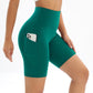 Short de Sport Respirant Taille Haute pour Femme - Fitness, Marche, Yoga - Rando Lover
