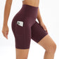 Short de Sport Respirant Taille Haute pour Femme - Fitness, Marche, Yoga - Rando Lover