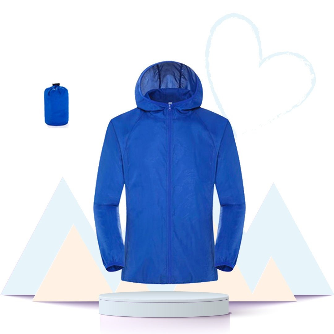 Veste Coupe-vent et imperméable Bleu Foncé - Simplicité - Randolover