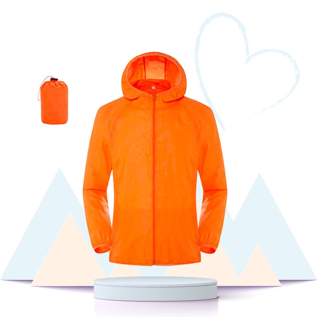 Veste Coupe-vent et imperméable Orange - Simplicité - Randolover